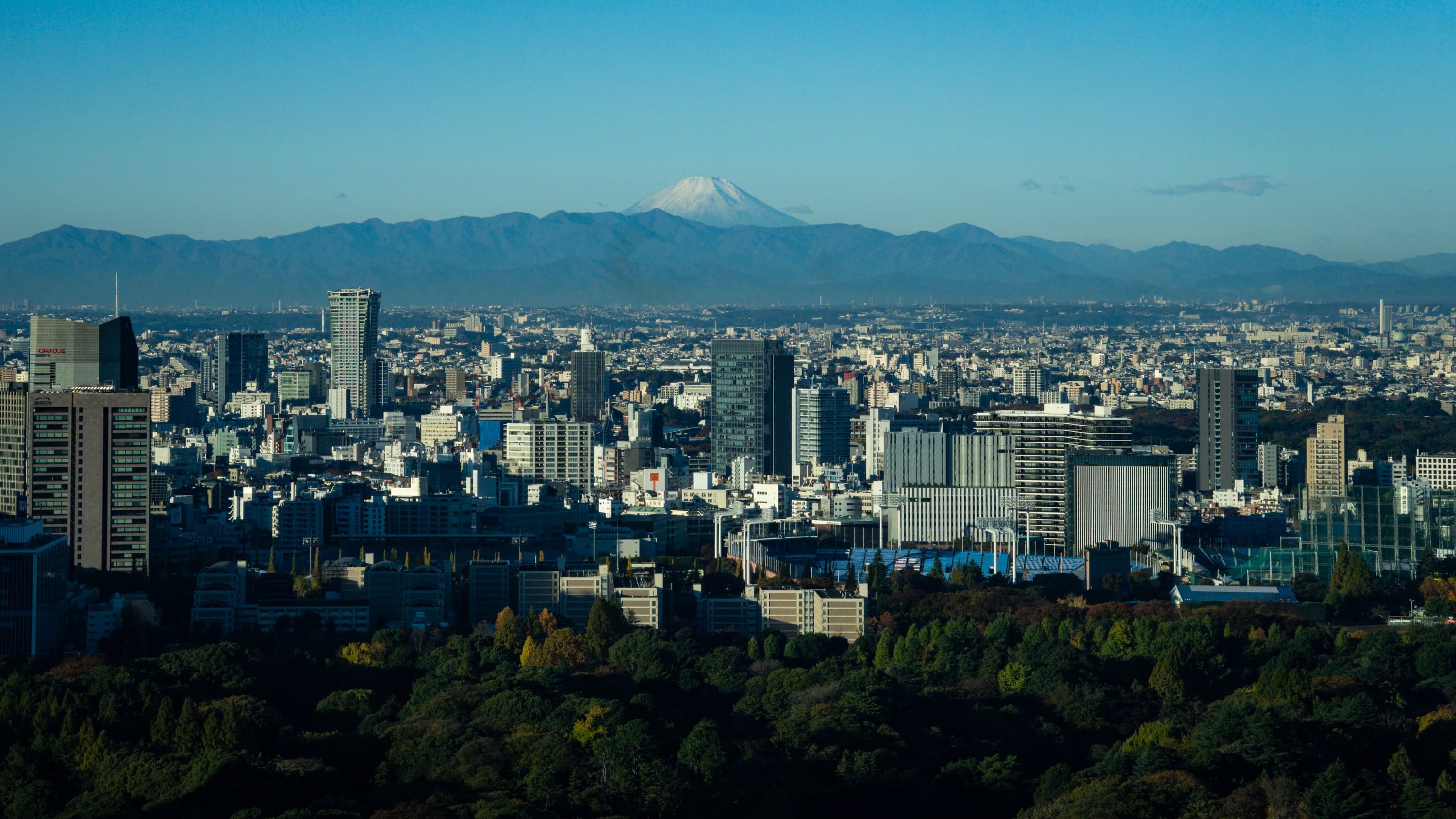 Mt Fuji Over Tokyo